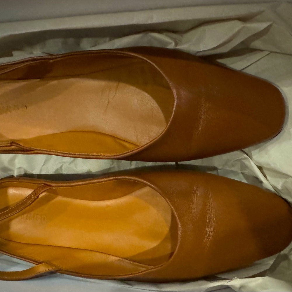 Staud Janine mules in tan color size 38 or 8